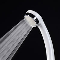 カクダイ ガオナ シルキーシャワーヘッド 極細水流 低水圧対応 節水30% シュガーホワイト 日本製 GA-FA015 1個