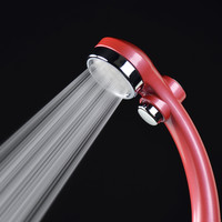 マジカヨ・アリエーネ シャワーヘッド 節水 ストップ （シャワー穴0.3mm 浴び心地やわらか 低水圧対応 ルージュピンク） GA-FC020　（直送品）