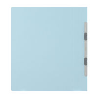 プラス　PPフラットファイルA4S厚とじRBL　98341　（直送品）