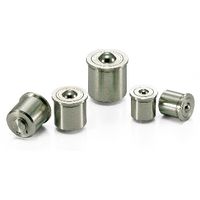 鍋屋バイテック(NBK) ボールキャスター ボールローラ（プランジャタイプ） BRPPS-18-S 1個（直送品）