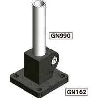 鍋屋バイテック(NBK) パイプシステム式作業台 パイプジョイント ー ベース GN162-B18-1-SW 1個（直送品）