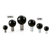 鍋屋バイテック(NBK) プラスティックボール回転グリップ（めねじ） GPBF-6 1個（直送品）