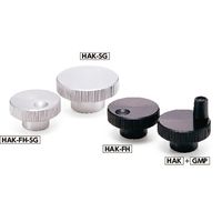 鍋屋バイテック(NBK) アルミローレットハンドル HAK-50-N-SG 1個（直送品）