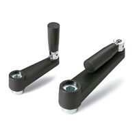 鍋屋バイテック(NBK) プラスティッククランクハンドル HGPG-100-C12 1個（直送品）