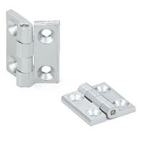 鍋屋バイテック(NBK) 蝶番 メタルヒンジ（アルミニウム製） HNGA-50-50-A-AL 1個（直送品）