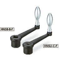 鍋屋バイテック(NBK) FA関連 ハンドル ストレートクランク HNSB-125-B17-F 1個（直送品）