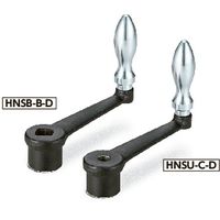 鍋屋バイテック(NBK) FA関連 ハンドル ストレートクランク HNSB-80-B12-D 1個（直送品）