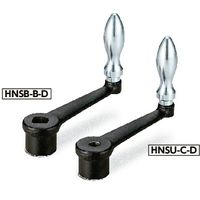 鍋屋バイテック(NBK) FA関連 ハンドル ストレートクランク HNSU-125-C10-D 1個（直送品）