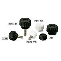 鍋屋バイテック(NBK) FA関連 ノブ・つまみ ディンプルノブ KDFS-32-M8-WH 1個（直送品）