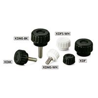 鍋屋バイテック(NBK) FA関連 ノブ・つまみ ディンプルノブ KDMS-32-M8-40-WH 1個（直送品）