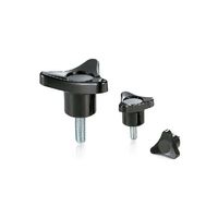 鍋屋バイテック(NBK) FA関連 ノブ・つまみ スリーロブノブ（おねじ） KGTM-65-M10-30 1個（直送品）