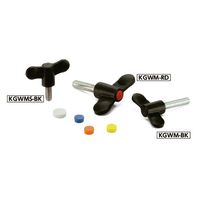 鍋屋バイテック(NBK) FA関連 ノブ・つまみ プラスティックウィングノブ（おねじ） KGWM-55-M8-40-SG 1個（直送品）