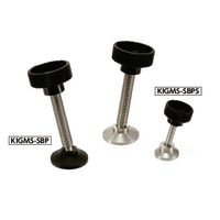 鍋屋バイテック(NBK) FA関連 ノブ・つまみ プラスティックミニノブ ー スラストパッドつき KIGMS-24-M6-45-SBP15 1個（直送品）