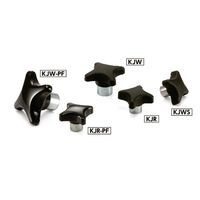 鍋屋バイテック(NBK) FA関連 ノブ・つまみ 十字ノブ KJR-32-R6 1個（直送品）