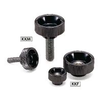 鍋屋バイテック(NBK) FA関連 ノブ・つまみ ミニノブ KKF-30-M8 1個（直送品）