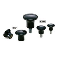 鍋屋バイテック(NBK) FA関連 ノブ・つまみ マッシュルームノブ KMF-33-M8 1個（直送品）