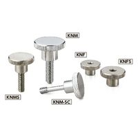 鍋屋バイテック(NBK) FA関連 ノブ・つまみ ローレットノブ KNMS-30-M8-16 1個（直送品）