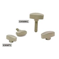 鍋屋バイテック(NBK) FA関連 ノブ・つまみ ステンレスウィングノブ KNWMS-34-M6-20 1個（直送品）