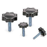 鍋屋バイテック(NBK) FA関連 ノブ・つまみ 菊ノブ KP-65B 1個（直送品）