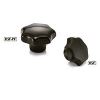 鍋屋バイテック(NBK) FA関連 ノブ・つまみ セブンロブノブ（めねじ） KSF-63-M12 1個（直送品）