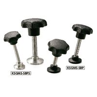 鍋屋バイテック(NBK) FA関連 ノブ・つまみ セブンロブノブ ー スラストパッドつき KSGMS-32-M6-25-SBPS32 1個（直送品）