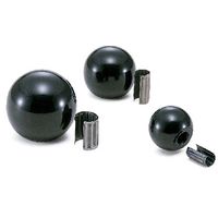 鍋屋バイテック(NBK) FA関連 ノブ・つまみ セルフロックプラスティックボール KSP-25-R6 1個（直送品）