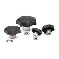 鍋屋バイテック(NBK) FA関連 ノブ・つまみ セブンロブノブ KTFS-32-M6 1個（直送品）