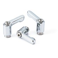 鍋屋バイテック(NBK) ミニクランプレバー（めねじ） LDCFS-6-CR 1個（直送品）