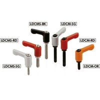 鍋屋バイテック(NBK) ミニクランプレバー（おねじ） LDCMS-5-50-RD 1個（直送品）