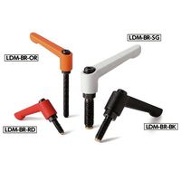 鍋屋バイテック(NBK) クランプレバー（真鍮パッドつき） LDM-8-50-BR-SG 1個（直送品）