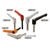 鍋屋バイテック(NBK) クランプレバー（おねじ） LDME-10-80-OR 1個（直送品）