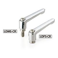 鍋屋バイテック(NBK) クランプレバー（おねじ） LDMS-6B-20-CR 1個（直送品）