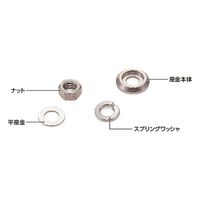 鍋屋バイテック(NBK) FA関連 取手 座金 LY-16-N 1個（直送品）