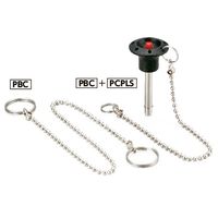 鍋屋バイテック(NBK) プランジャー ロックピン用チェーン PBC-1000-18 1個（直送品）