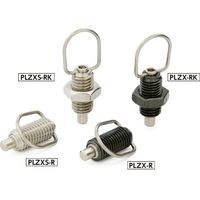 鍋屋バイテック(NBK) プランジャー インデックスプランジャ リングタイプ PLZX-5-5-M10-RK 1個（直送品）