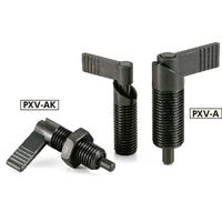 鍋屋バイテック(NBK) プランジャー インデックスプランジャ レバータイプ PXV-8-M20C-AK 1個（直送品）