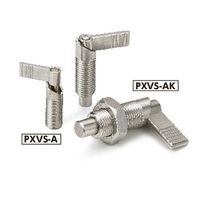 鍋屋バイテック(NBK) プランジャー インデックスプランジャ（ステンレス製） レバータイプ PXVS-8-M16-AK 1個（直送品）