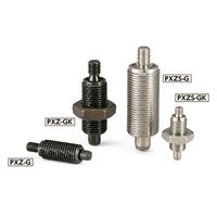 鍋屋バイテック(NBK) プランジャー インデックスプランジャ ノブなしタイプ PXZS-8-GK 1個（直送品）