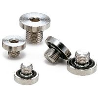 鍋屋バイテック(NBK) フランジ付き六角穴付きスクリュープラグ SFMS-4 1個（直送品）