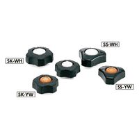 鍋屋バイテック(NBK) FA関連 ノブ・つまみ スーパーノブ SK-34-WH 1個（直送品）