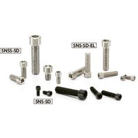 鍋屋バイテック(NBK) 六角穴付ボルト 六角穴付き小頭ボルト SNS-M4-12-SD 1袋（10個入）（直送品）