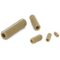 鍋屋バイテック(NBK) 樹脂ねじ（PEEK / 六角穴付き止めねじ） SPE-M6-12-T 1袋（5個入）（直送品）