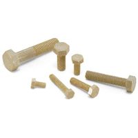 鍋屋バイテック(NBK) 樹脂ねじ（PPS / 六角ボルト） SPS-M6-12-H 1袋（10個入）（直送品）