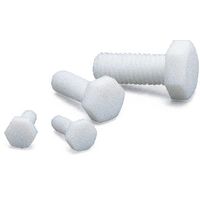 鍋屋バイテック(NBK) 樹脂ねじ（PTFE：テフロン / 六角ボルト） SPT-M10-20-H 1個（直送品）