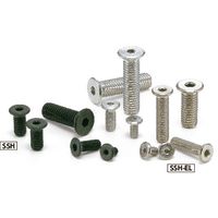 鍋屋バイテック(NBK) 六角穴付ボルト 六角穴付き極低頭ボルト SSH-M4-10 1袋（10個入）（直送品）