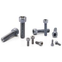 鍋屋バイテック(NBK) 六角穴付ボルト 六角穴付きボルト（ガス抜き穴つき / 二硫化モリブデンショット） SVSS-M3-16-MOS　1袋（20 （直送品）