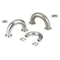 鍋屋バイテック(NBK) FA関連 取手 フィンガーU取っ手 UFF-8-30-CR 1個（直送品）