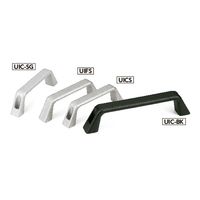 鍋屋バイテック(NBK) FA関連 取手 アルミ取っ手 UIC-22-120-BK 1個（直送品）