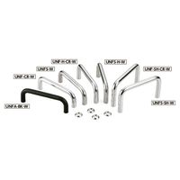 鍋屋バイテック(NBK) FA関連 取手 U取っ手 ー 座金つき UNFS-120H-W 1個（直送品）