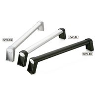 鍋屋バイテック(NBK) FA関連 取手 アルミオーバルチューブラ取っ手 UVC-36-500-AL 1個（直送品）